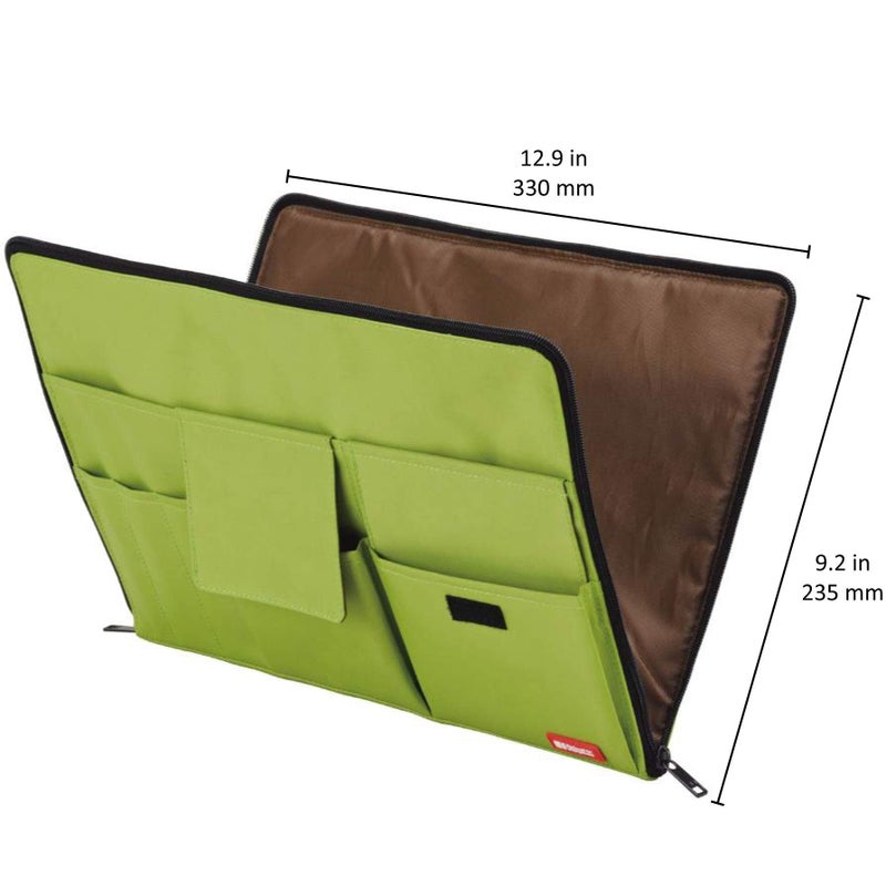 LIHITLAB Laptop Sleeve with Storage Pockets (Bag-in-Bag)  10 x 13.8 Inches  Orange (A7554-4) - Image 3